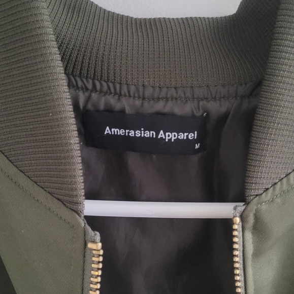 Dark Green Bomber Jacket - Picture 2 of 3